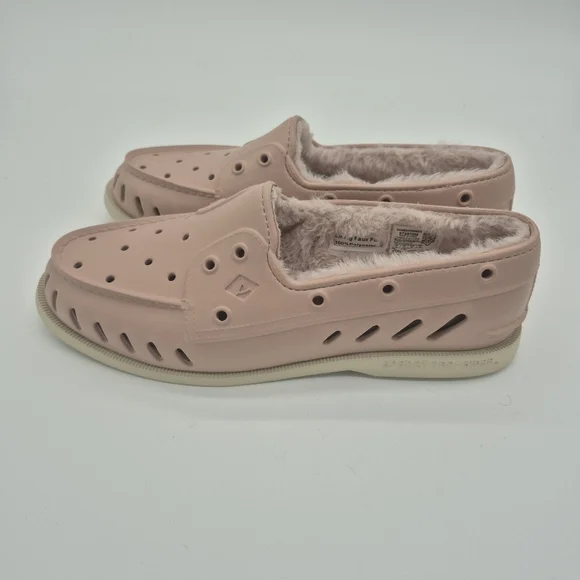 Sperry Womens Boat Shoes Dusty Rose Top-Sider Original Float Cozy Size 10 NWOB - Picture 2 of 11